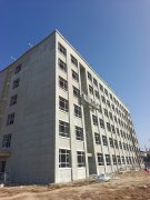 白银市靖远职业教育项目表墙保温涂料分包工程施工进度情况